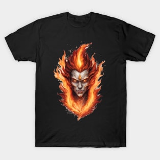 Face in the flames T-Shirt